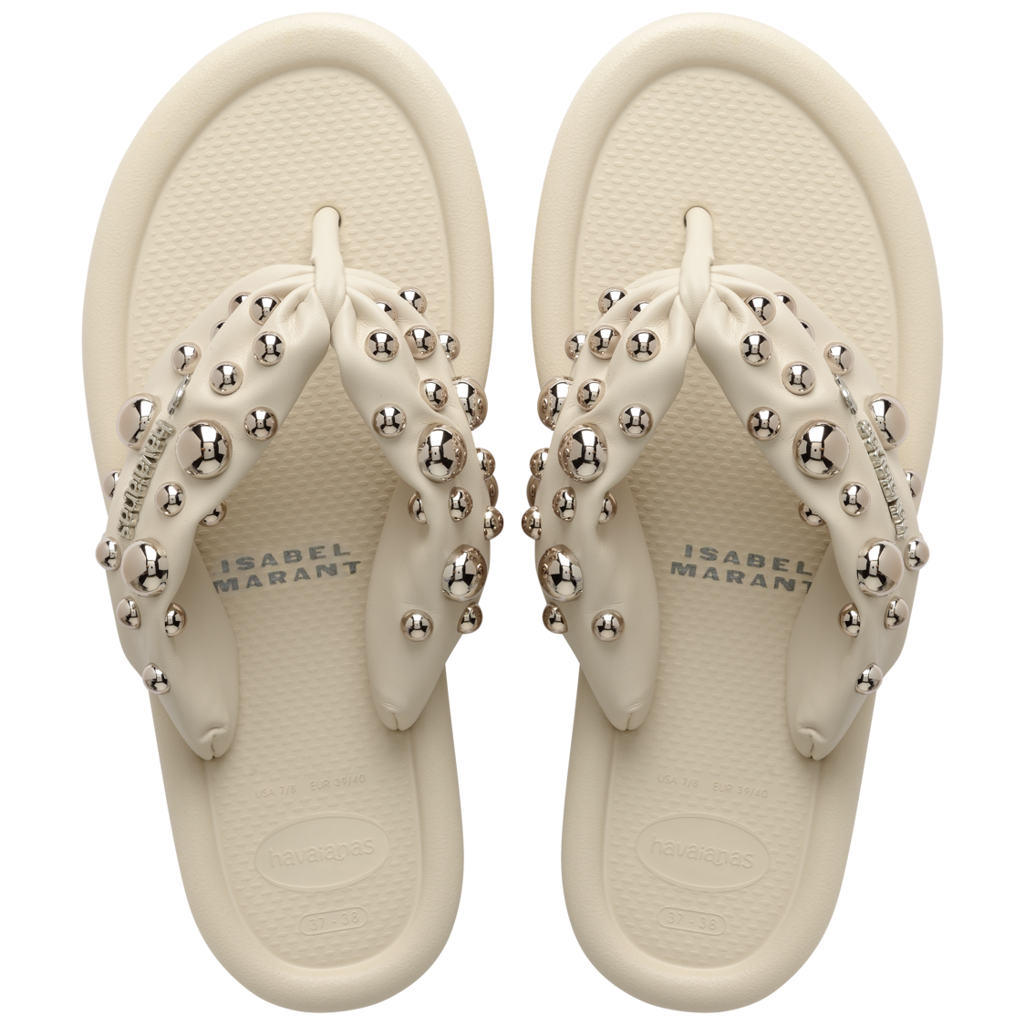 Havaianas Isabel Marant Maxi Puffed Studs Flip Flops