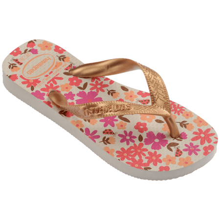 Kids Flores Flip Flops