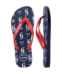 [ONLINE EXCLUSIVE] Top Nautical Flip Flops