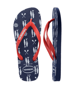 [ONLINE EXCLUSIVE] Top Nautical Flip Flops
