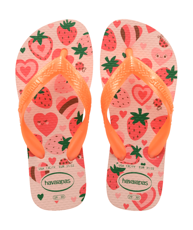 Kids Flores Flip Flops