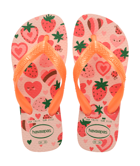 Kids Flores Flip Flops