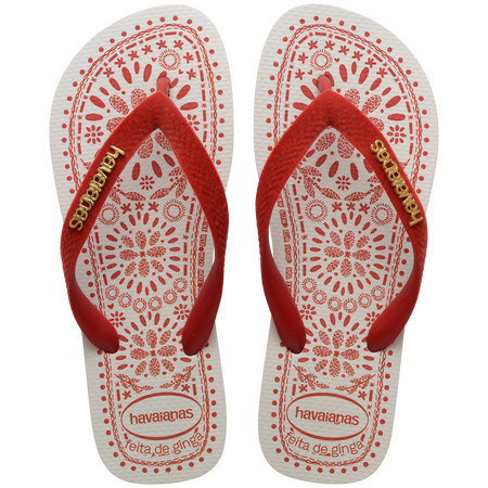 Havaianas Top Bordado Flor Flip Flops