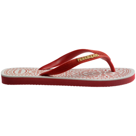 Havaianas Top Bordado Flor Flip Flops