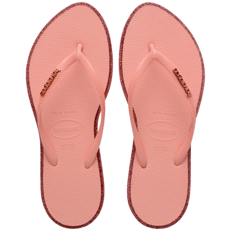 Slim Point Glitter Flip Flops