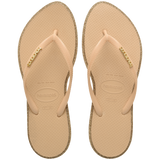 Slim Point Glitter Flip Flops