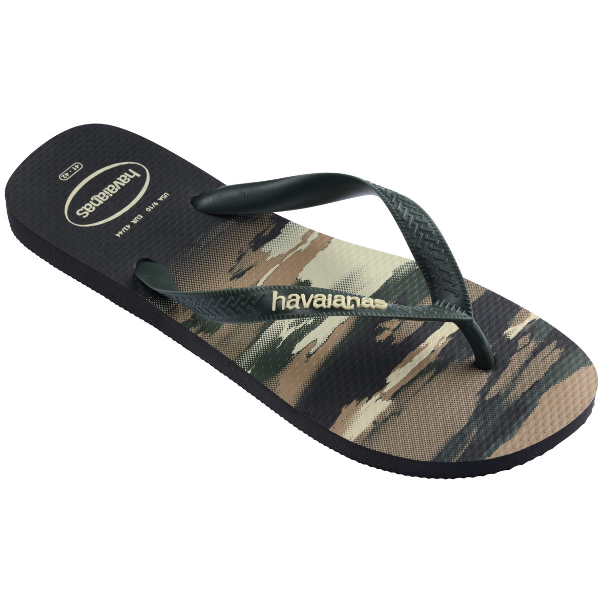 Top Camu Flip Flops