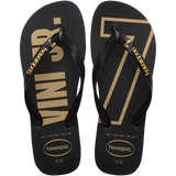 Top Vini Jr Golden Flip Flops