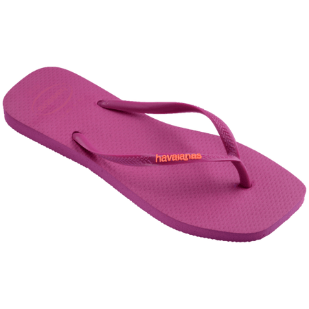 [ONLINE EXCLUSIVE] Slim Square Logo Pop Up Flip Flops