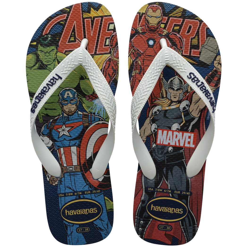 Top Marvel Classics Flip Flops