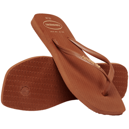 Slim Square Logo Pop Up Flip Flops