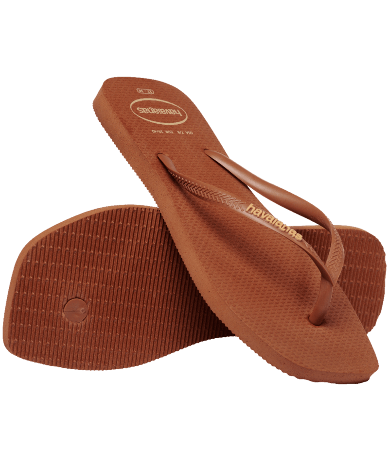 Slim Square Logo Pop Up Flip Flops