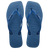 Slim Square Logo Metallic Flip Flop