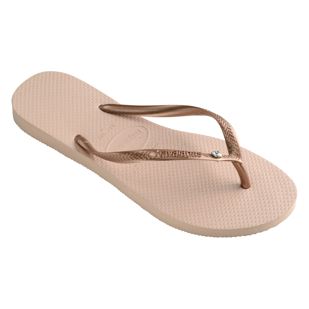 Swarovski Slim Crystal Flip Flops