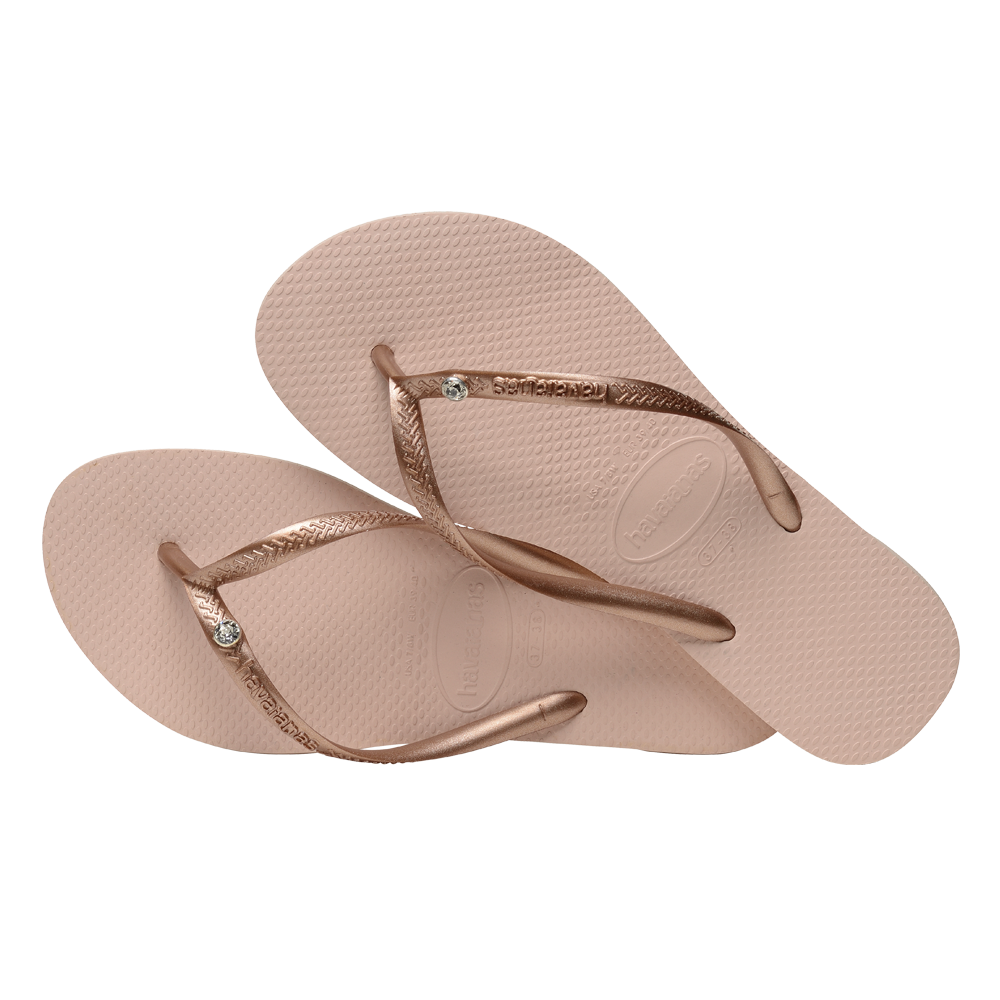 Swarovski Slim Crystal Flip Flops