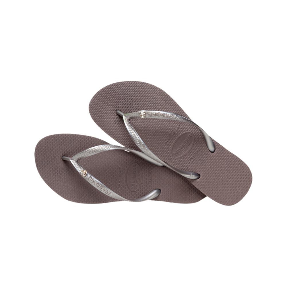 Swarovski Slim Crystal Flip Flops