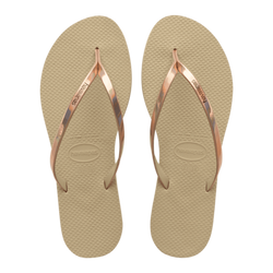 You Metallic Sandals