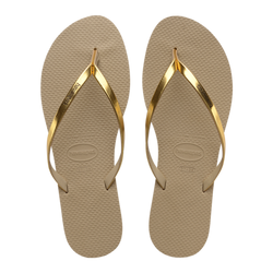 You Metallic Sandals