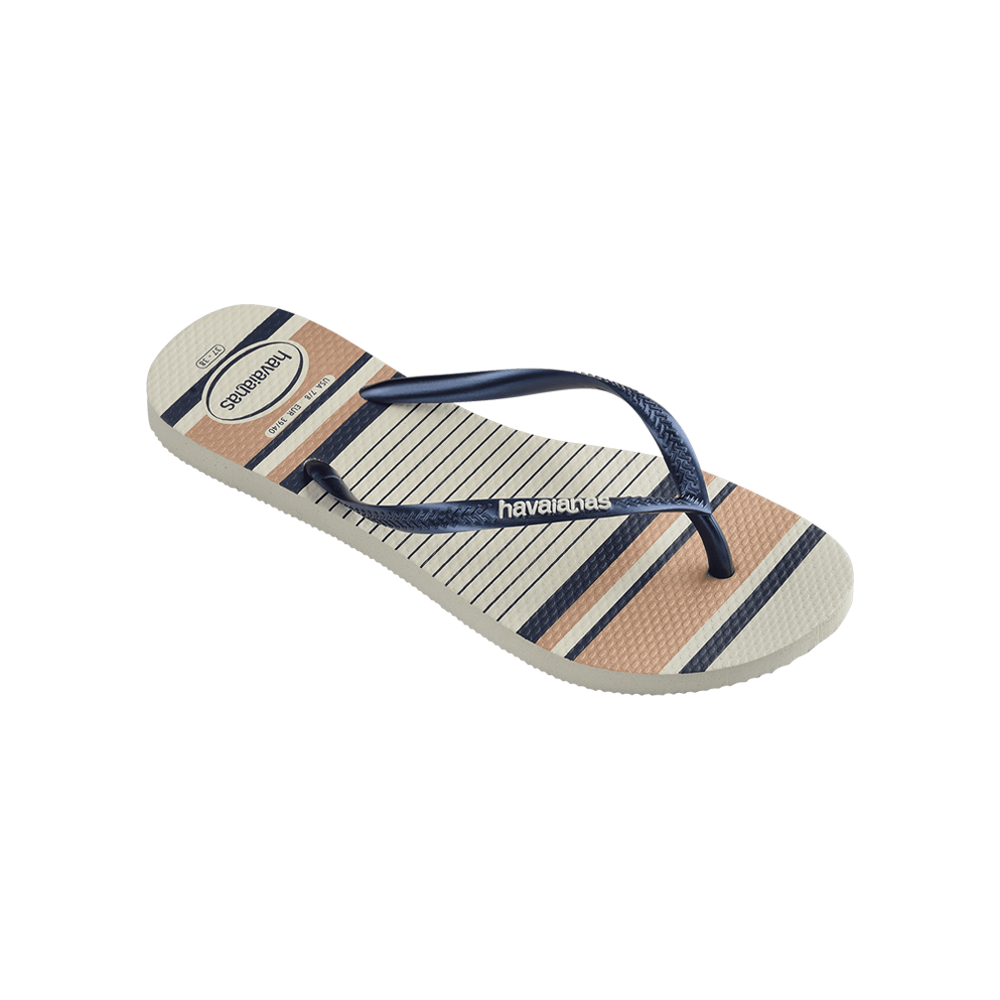 Slim Nautical Flip Flops