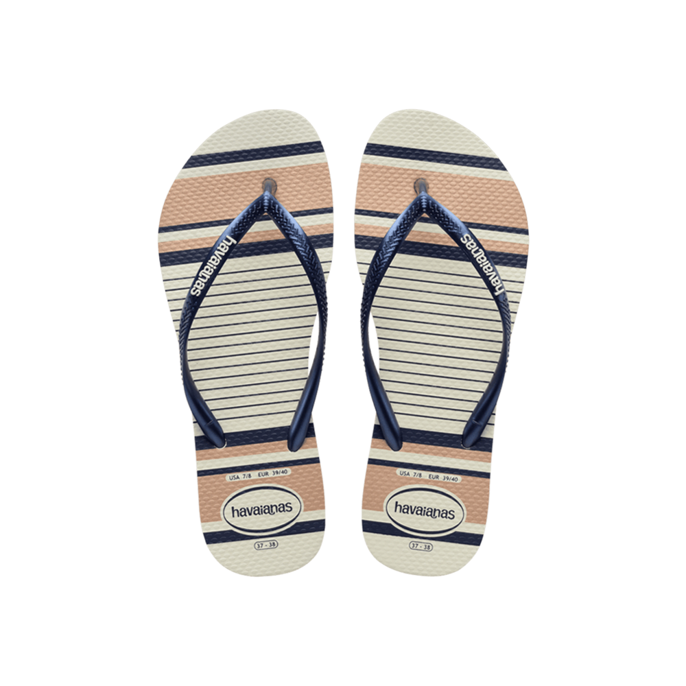 Slim Nautical Flip Flops