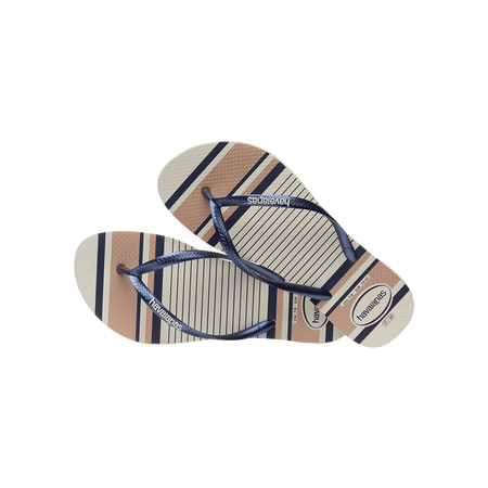Slim Nautical Flip Flops