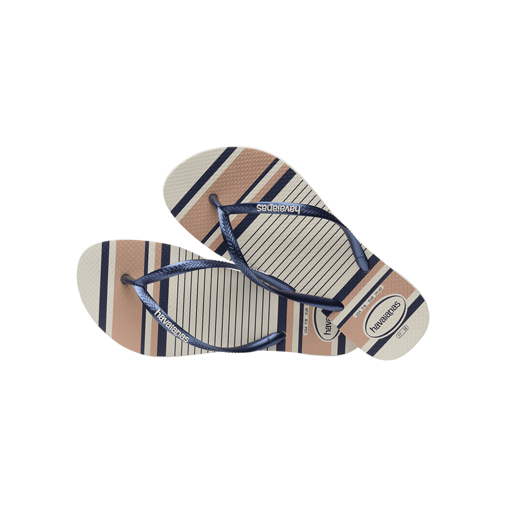Slim Nautical Flip Flops