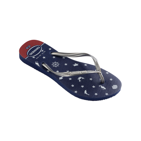 Slim Nautical Flip Flops