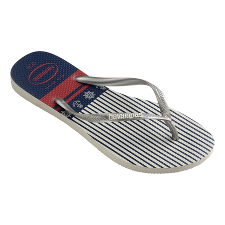 Slim Nautical Flip Flops