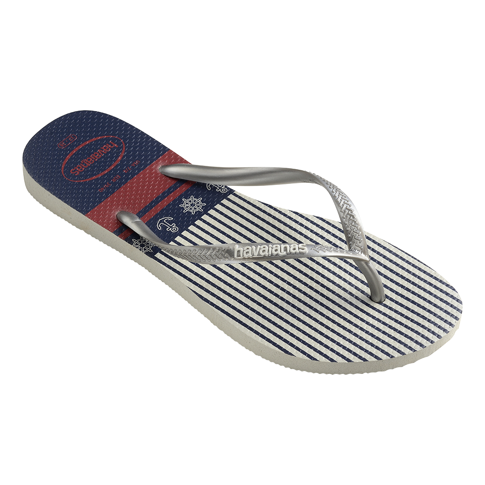 Slim Nautical Flip Flops