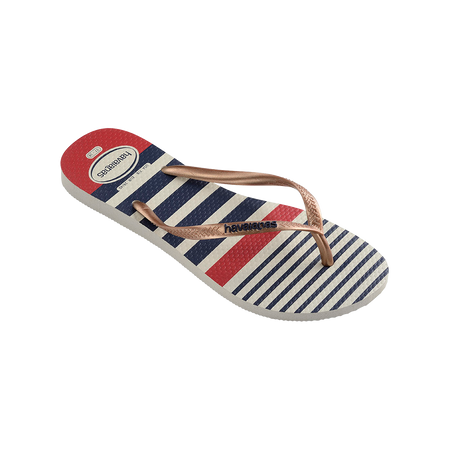 Slim Nautical Flip Flops