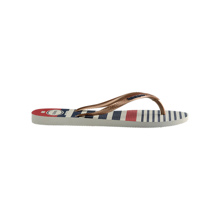 Slim Nautical Flip Flops