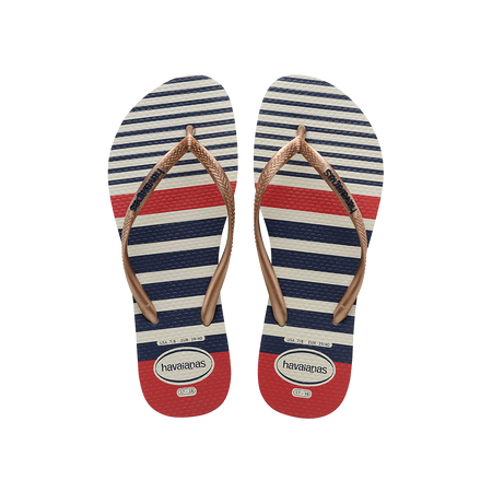 Slim Nautical Flip Flops