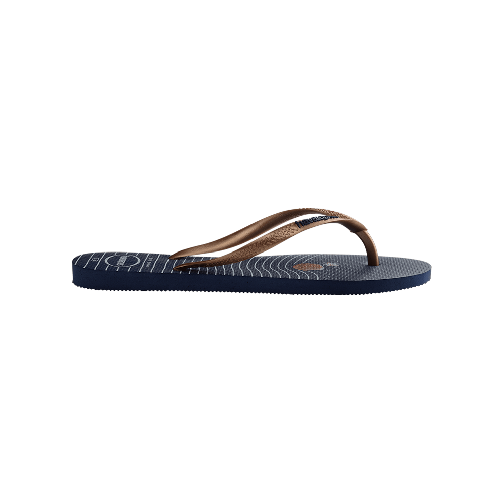 Slim Nautical Flip Flops