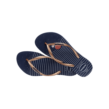 Slim Nautical Flip Flops