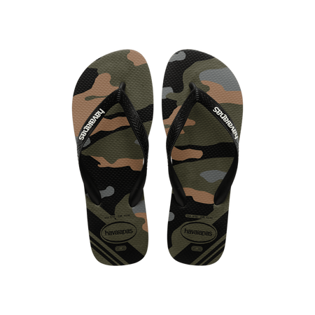 Top Camu Flip Flops