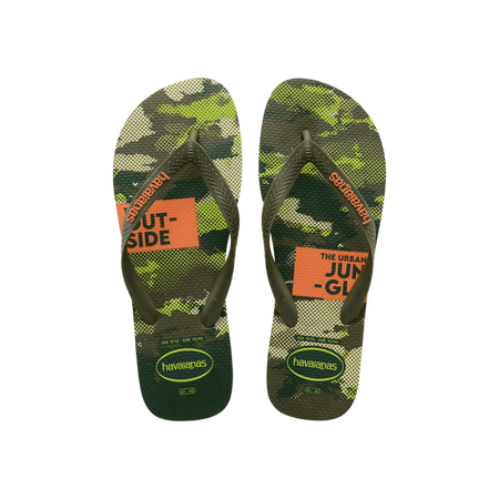 Top Camu Flip Flops