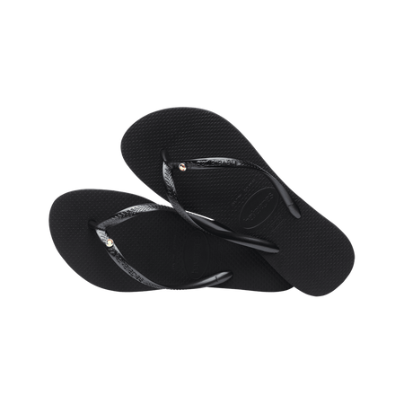 Swarovski Slim Crystal Flip Flops