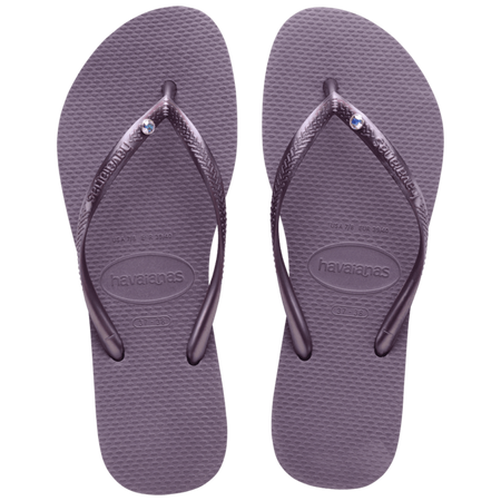 Swarovski Slim Crystal Flip Flops