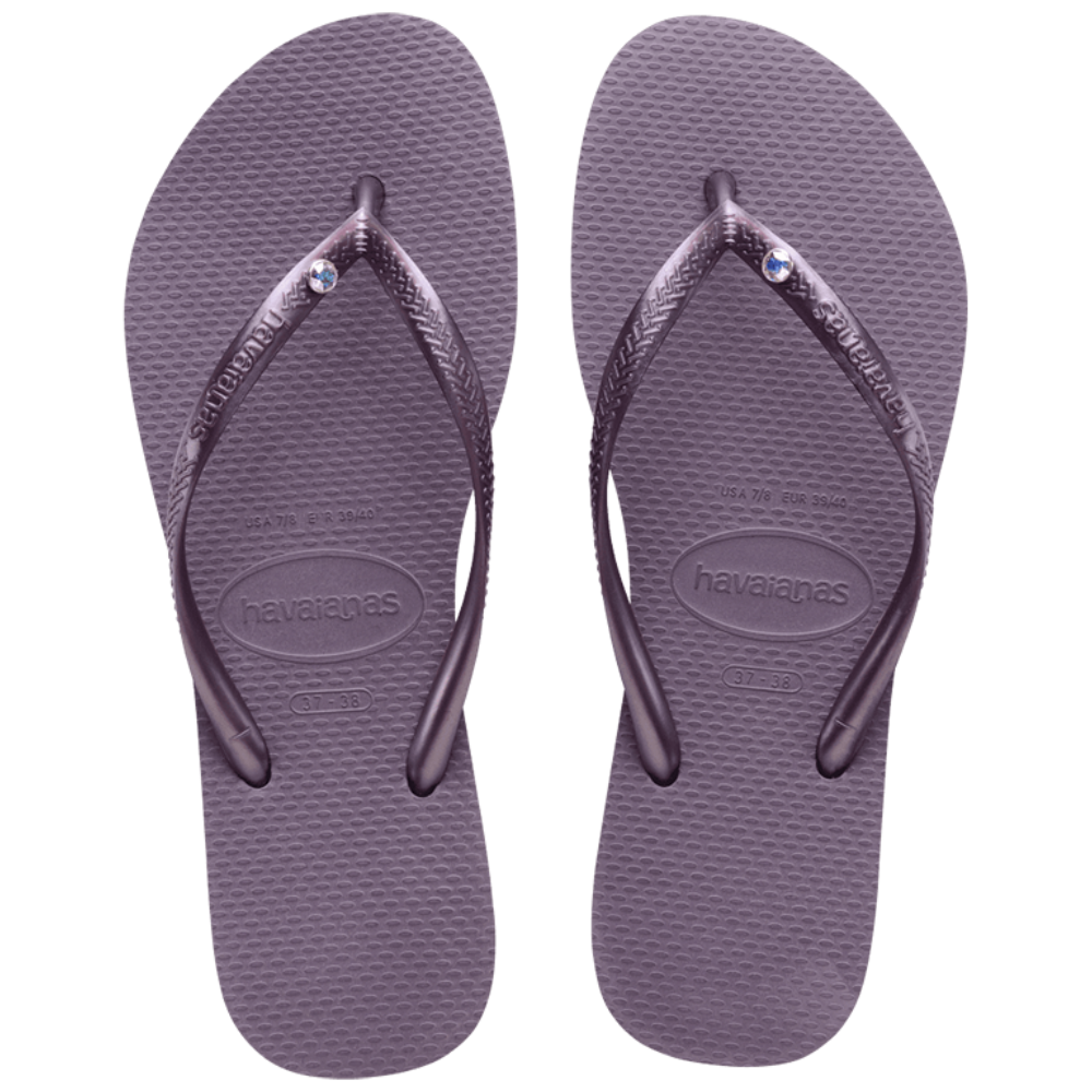 Swarovski Slim Crystal Flip Flops
