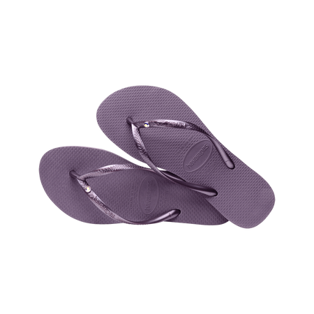 Swarovski Slim Crystal Flip Flops