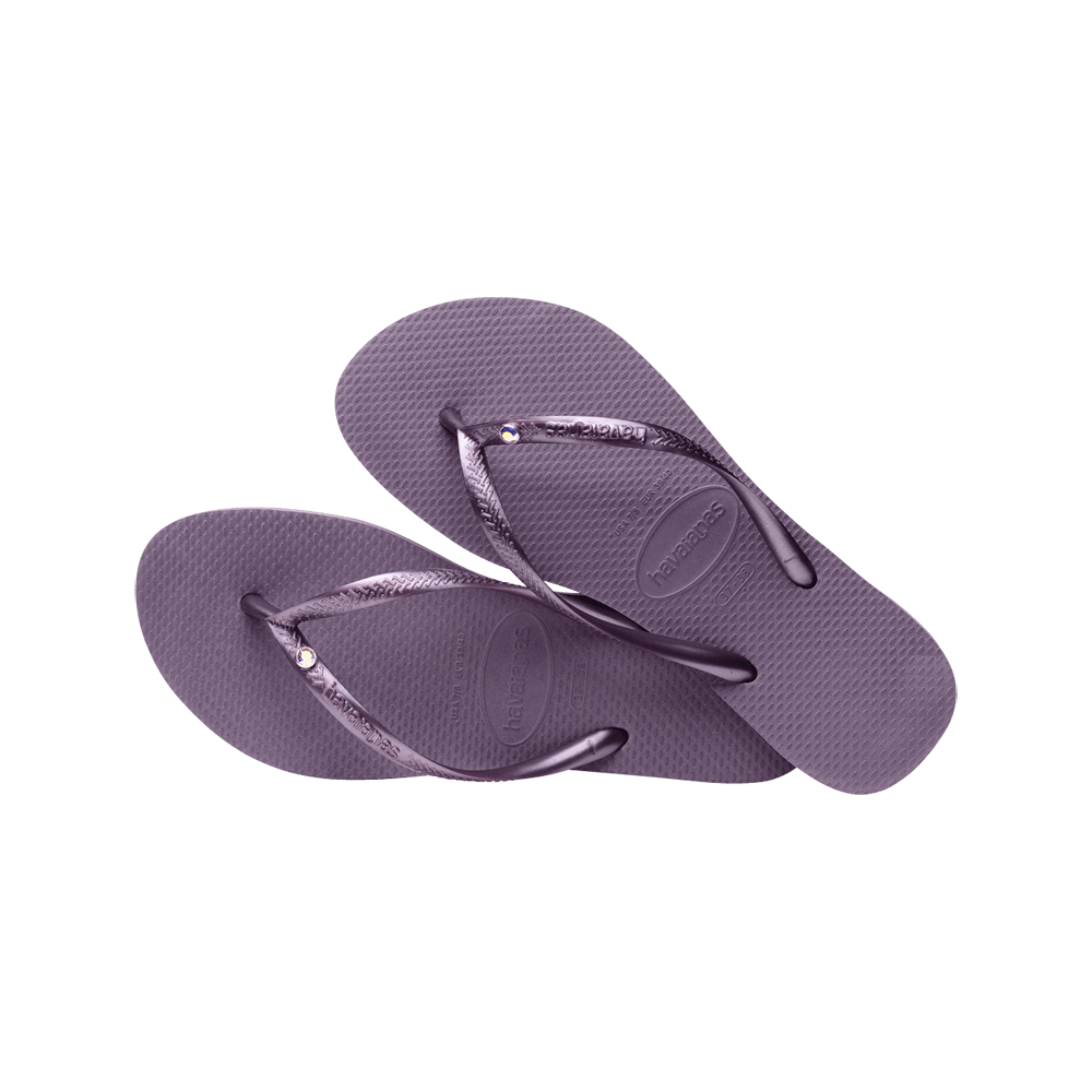 Swarovski Slim Crystal Flip Flops