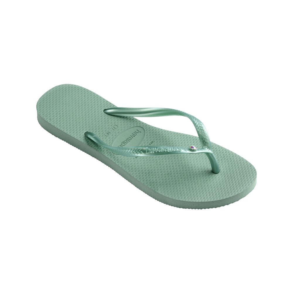 Swarovski Slim Crystal Flip Flops