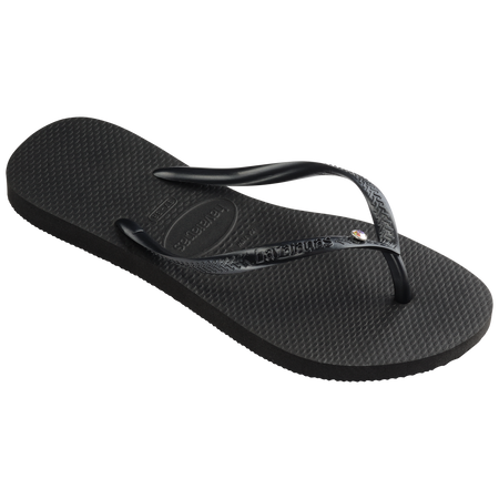 Swarovski Slim Crystal Flip Flops