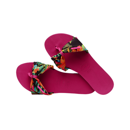 Slide Trop Print Sandals