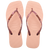 Slim Square Logo Metallic Flip Flop
