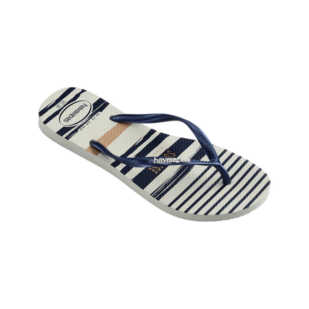 Slim Nautical Flip Flops