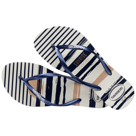 Slim Nautical Flip Flops