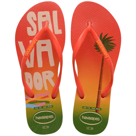 Slim Postcard Flip Flops